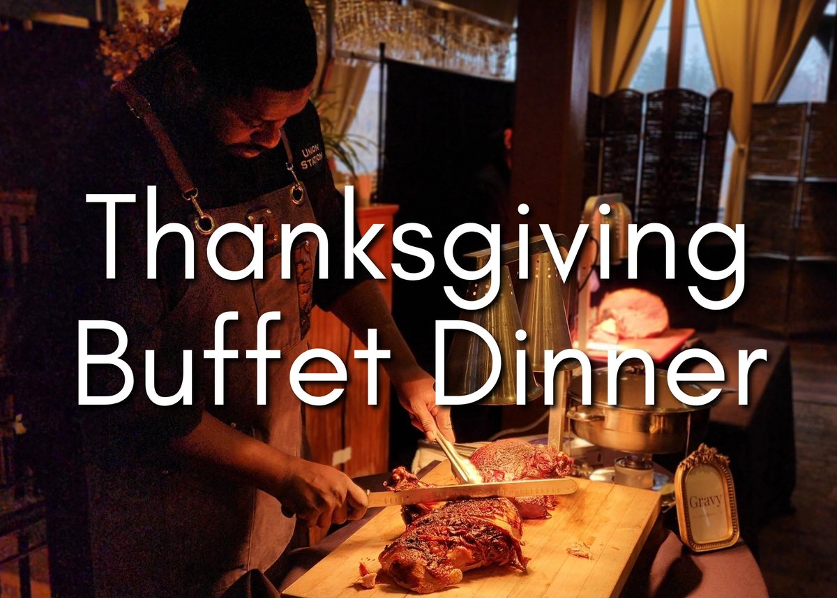 _unionstation's tweet photo. Booking is open! We do not want to miss anyone, reach out to us via email to make a reservation!! 🦃 https://t.co/SunQ3FebGW