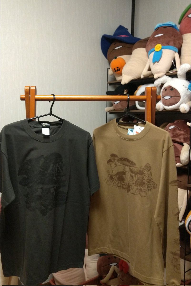 Tシャツ『リスクプロファイル』<a href="/13catsworks/">13.CATS.WORKS</a>
青海波しいたけバンダナ<a href="/Ne_and_No/">N&N@ヨコハマきのこ大祭参加！</a>
新作ロンTくすみブラウン、黒×黒T <a href="/_noco_noco_/">【nocco.】</a> 
 #ヨコハマきのこ大祭2025