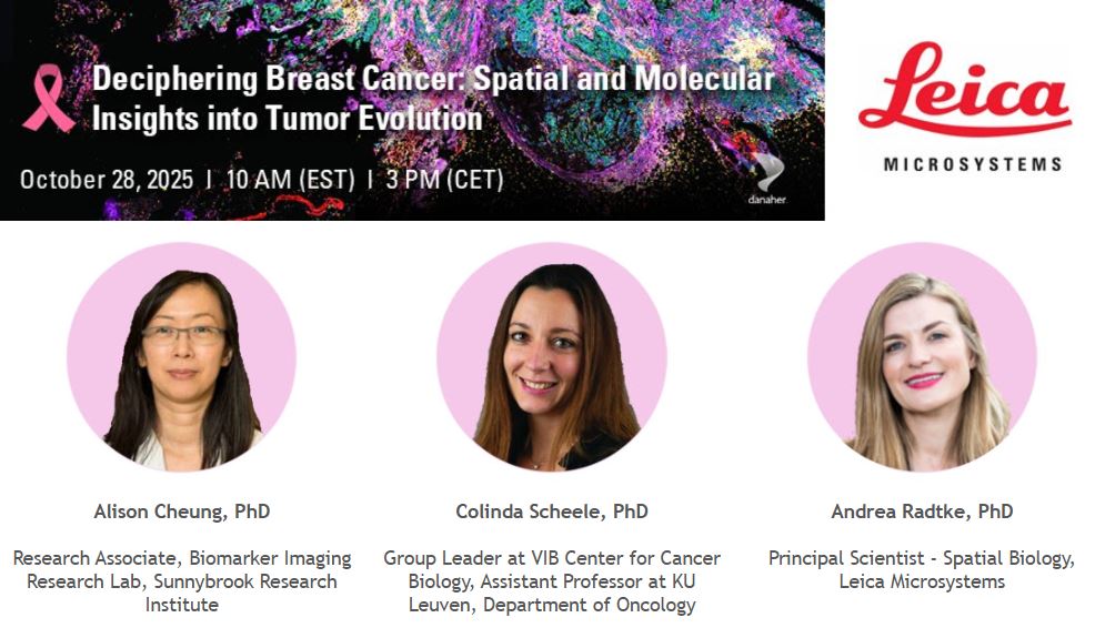 Bairesac's tweet photo. Acompáñanos en el webinar Spatial &amp; Molecular Insights into Breast Cancer. Descubre cómo la biología espacial y el análisis molecular avanzan en el tratamiento del cáncer de mama. 

¿Quieres saber más? Comenta y participa!

https://t.co/CKDrzA1pWU https://t.co/i7nGJpXZ88
