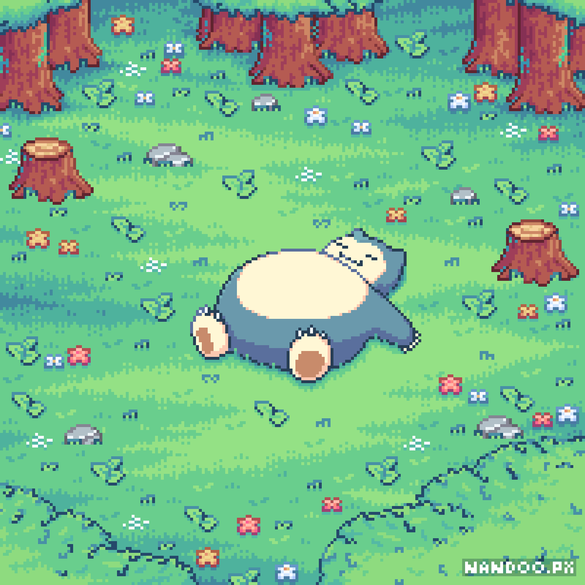 My world is made in pixel art👾