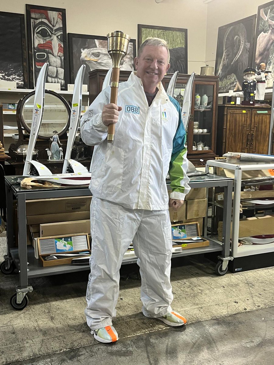 Definitely the perfect torch runner!

Step into Olympic history this Friday with incredible items such as Olympic torches like the Vancouver 2010 torches signed by Trevor Linden, 2014 Sochi torches, the Los Angeles 1984 Olympic torch, commemorative coin sets and so much more!