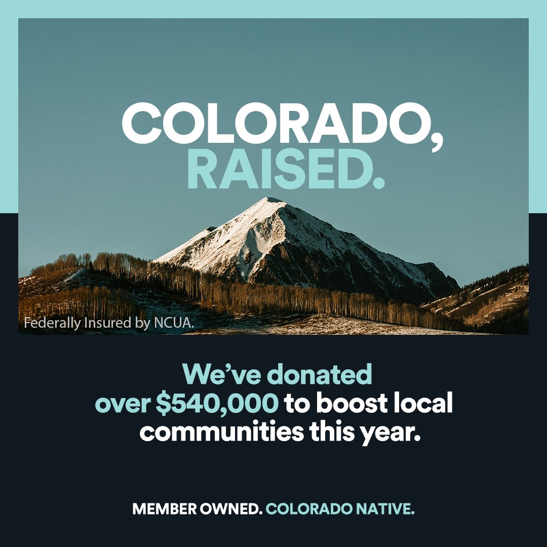 We were founded by Coloradans, for Coloradans, way back in 1934. That's why we give back to our local community instead of shareholders. When you become a member, you become a part of that movement.