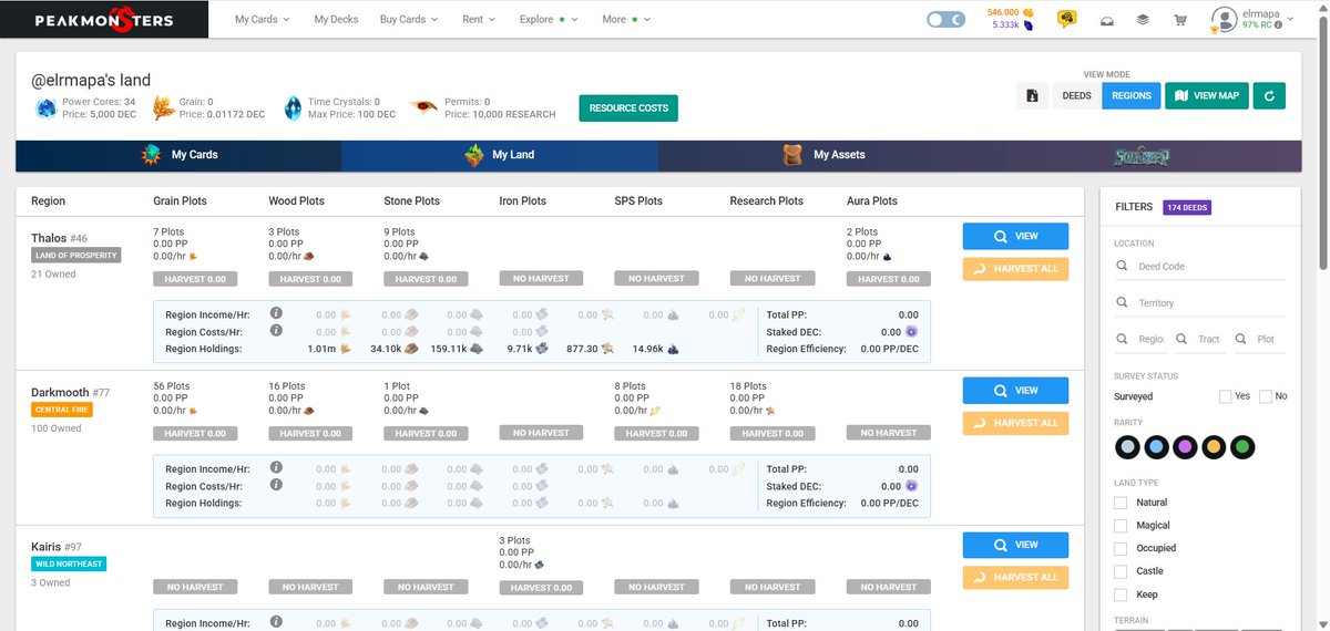 Remove all my dec from land staked, put everything to make it happen. 

Thanks to senpai <a href="/theJedo/">Jedo</a> for making this reality. 🔥