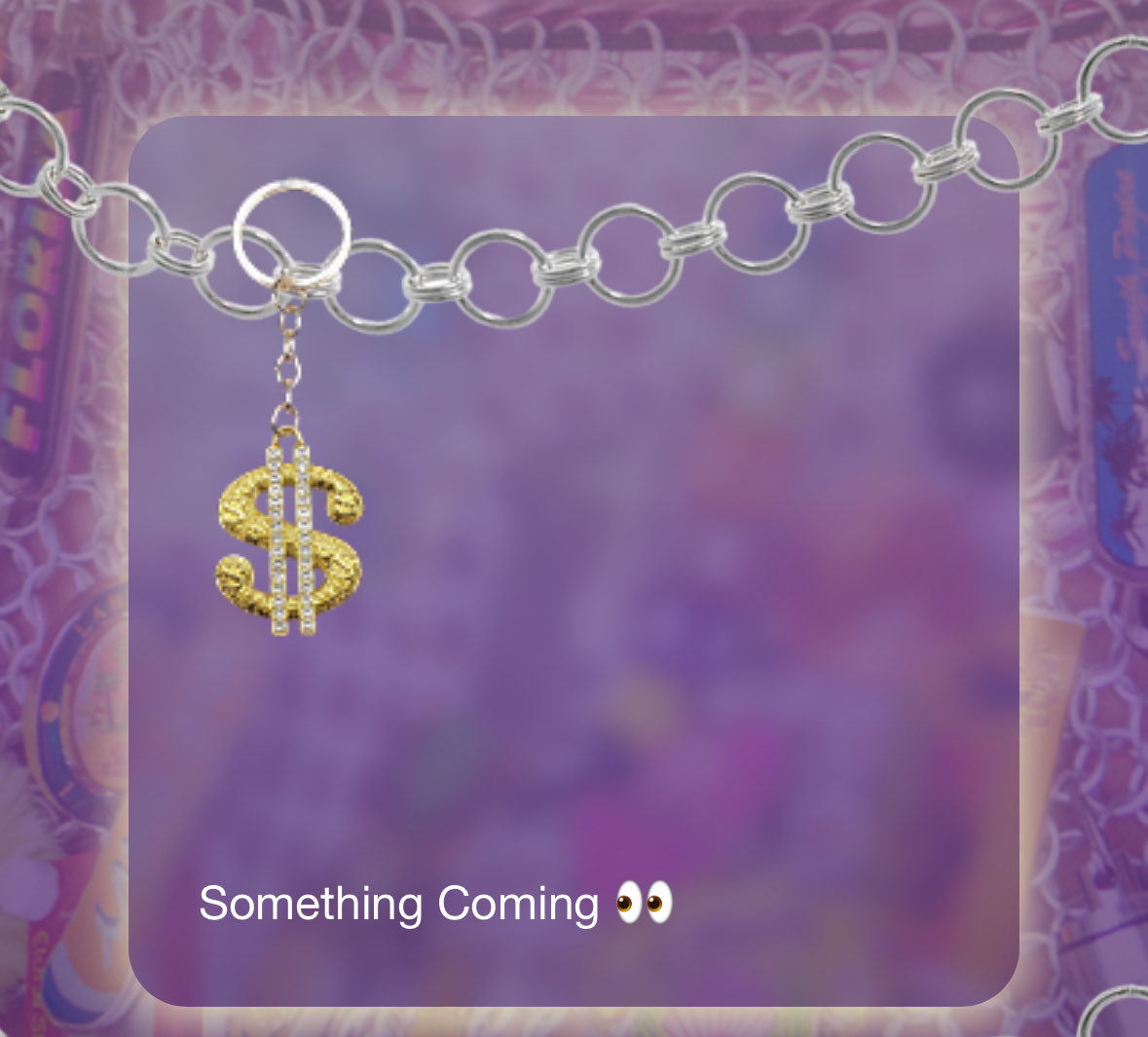 ZLFeed's tweet image. 🚨 | @zaralarsson teases the Midnight Sun Remix with a dollar sign keyring. 

“Something Coming 👀”