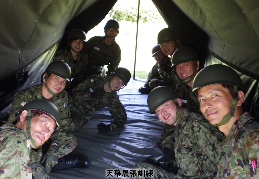 招集教育訓練】 第118教育大隊が、予備自衛官補のそれぞれのタイプに