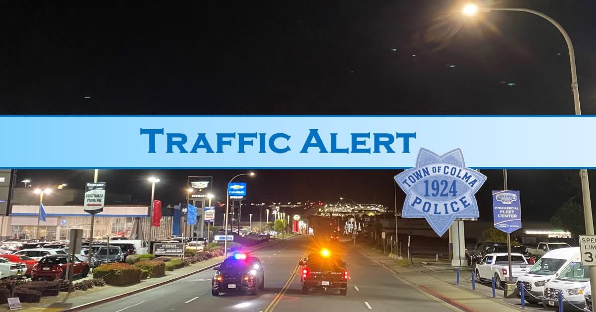 Colma Police Department tweet media