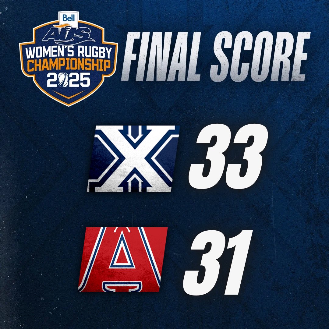 StFXAthletics's tweet image. Women’s Rugby: The X-Women come out on top in the AUS championship game, defeating Acadia 33-31!! #goxgo