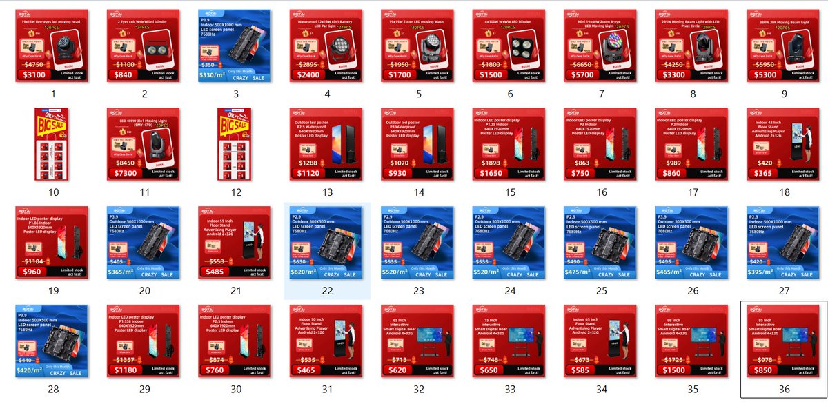 AhmedSDTaha's tweet image. مجموعة BOTAI تعلن عن &quot;تخفيضات كبرى لهذا الشهر&quot; على شاشات LED وإضاءة المسرح ومنتجات أخرى بأسعار تنافسية وحزم هدايا مجانية

dedalum.at.ua/news/lotusligh…
رابط بديل:
dedalum.blogspot.com/2025/10/botai-…

#BOTAI #تخفيضات #شاشات_LED #إضاءة_مسرح #BigSale #عرض_خاص #LEDscreen #StageLighting #عرض_الشهر