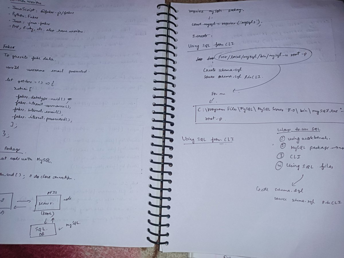 manish_twtx's tweet image. Day 67/100 #100DaysOfCode
✅ Solved: Q.594 – Longest Harmonious Subsequence
Explored multiple ways to use SQL:
🔸Using MySQL Workbench
🔸Using CLI commands
🔸Using .sql files
🔸Using MySQL2 & Faker packages in Node.js