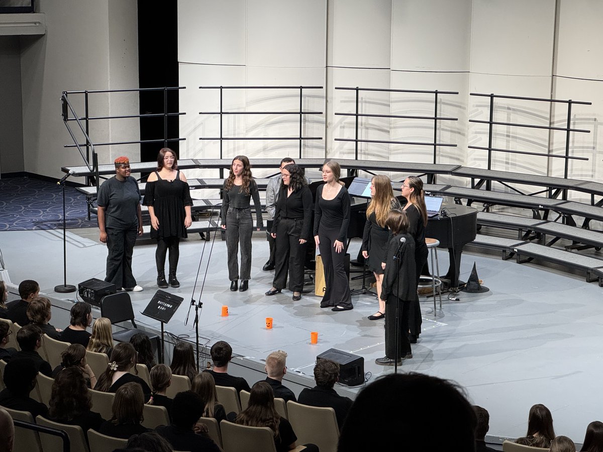 High school choir dropping some musical tasty delights tonight!