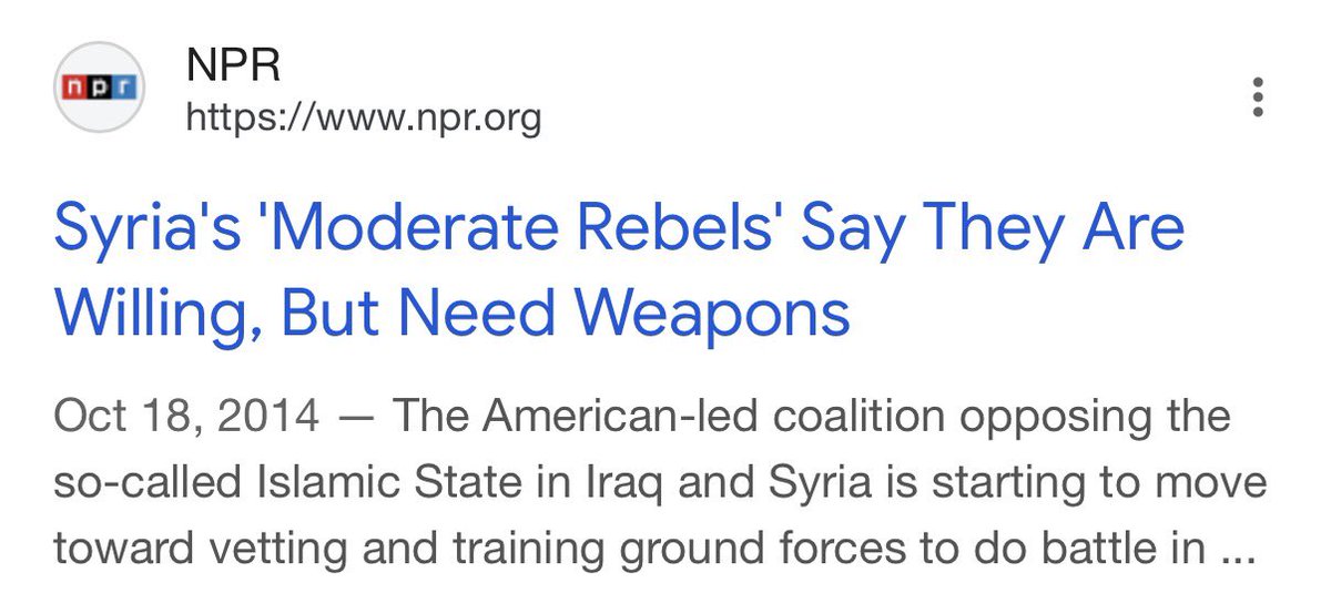 ForIncremental's tweet image. You know who our absolute favorite Syrian rebels are? MODERATE Syrian rebels!

Thank you to the U.S. government for, yet again, funding another AMAZING idea!