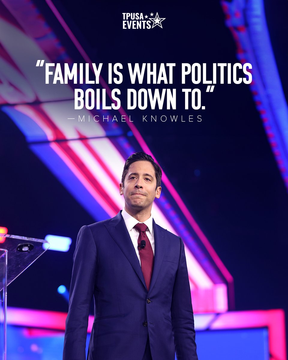 Politics matter because people matter.

Catch <a href="/michaeljknowles/">Michael Knowles</a>  at AmericaFest! 🇺🇸