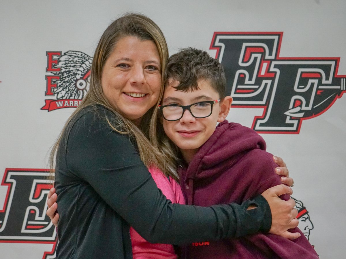 EFSDWarriors's tweet photo. Thanks to all the smiling faces that made today's Bring Your Parent to School Day such a success! #warriorproud #EFMS https://t.co/AGDoVjCnuS
