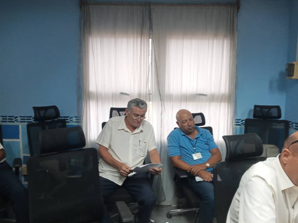 Rendición de cuenta de Luis Escalona, Jefe Centro de Mayari ante el Consejo de Dirección de #EtecsaHolguin