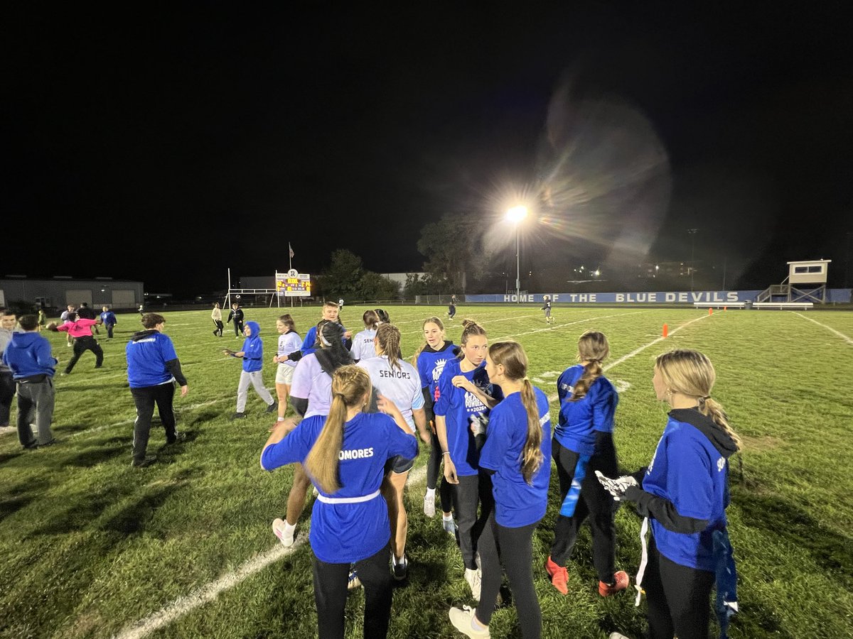 The Seniors fought hard, but the Sophomores pulled out the victory! It was a great night of fierce competition, great sportsmanship, and lots of class and Blue Devil pride!