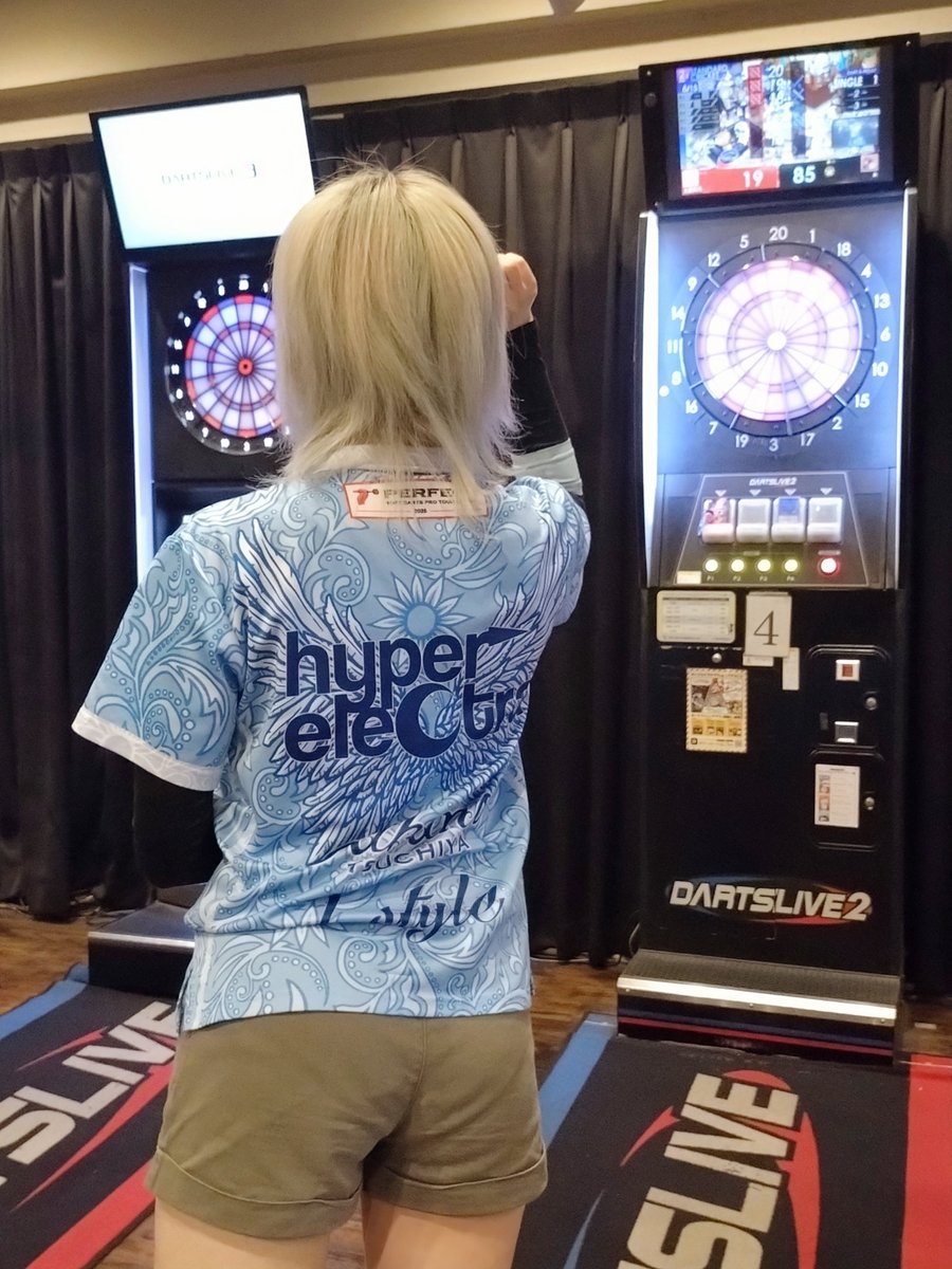 _nyanking's tweet image. 昨日は土屋さんのプレーヤーデーに🎯

最近躍進著しい土屋さん。
静岡大会もファイトです！💪

#土屋天乃