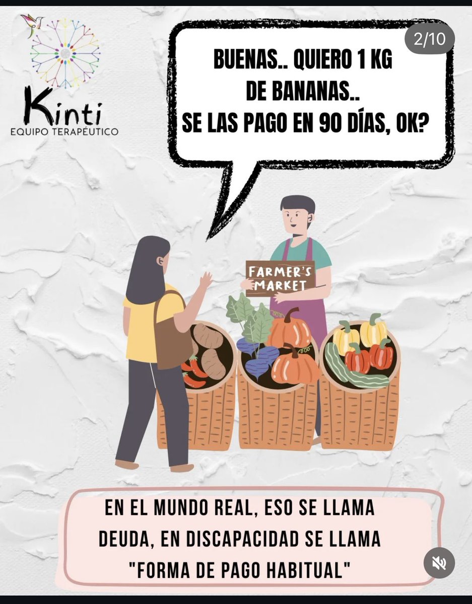 miqatarsis's tweet image. capaz con estas imágenes para nada complejas entendemos lo que sucede en discapacidad
no necesitamos el ataque de las familias ni de otros, tenemos un problema que nos atraviesa a todos y ya estamos hartos
hoy una persona con discapacidad tiene sus terapias pero hasta cuando?