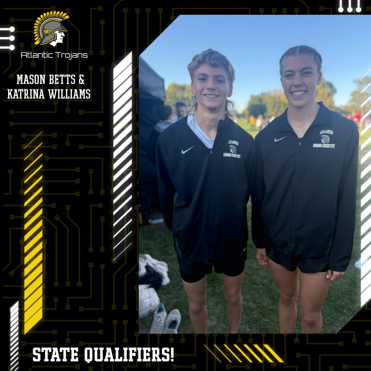 Congratulations Mason &amp; Katrina on qualifying for state!