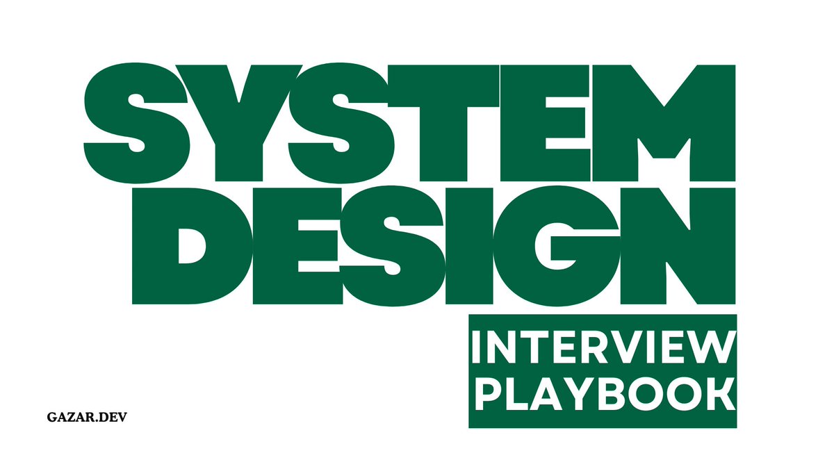 ehsangazar's tweet image. Want a repeatable 10–20min system-design structure that actually works? ⏱️
Read more: gazar.dev/system-design/…
What step do you lean on most in interviews? #SystemDesign #TypeScript #InterviewTips