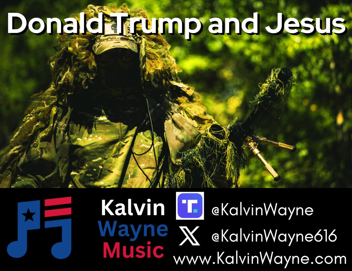 Our songs "Donald Trump and Jesus" &amp; "Business Man" have been rereleased and are on our new website!  kalvinwayne.com
Check it out and listen on your favorite music platforms. 🎸 <a href="/KalvinWayne616/">Kalvin Wayne 🎸🎙🎵</a> 🎸

#DonaldTrump #music #Patriots #MAGAmusic #USA #Jesus #DonaldTrumpandJesus
