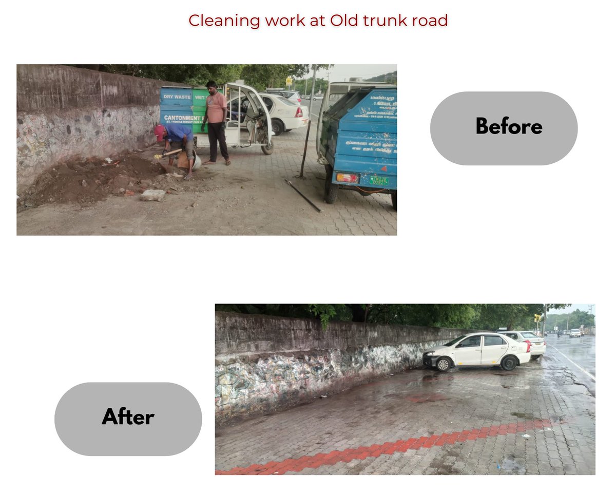 On 23-10-2025, A Cleanliness Drive at Old Trunk road was done by Sanitation Staff in observance of SHS 2025.
<a href="/RakshaSampada/">DGDE</a>
<a href="/pddesc/">pddesc</a>

#SHS2025 #SwachhataHiSeva2025 #SwachhBharatt #swachhbharatmission #Swachhotsav