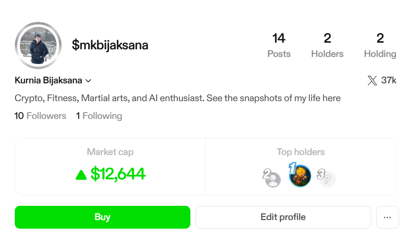 mkbijaksana's tweet image. Kalau kalian suka posting di media sosial kayak IG atau tiktok, coba juga posting di ZORA. Mungkin lebih cepet monetisasinya.
Register Zora here: zora.co/invite/mkbijak…
Connect ke wallet (Phantom, Bitget Wallet, Trust Wallet, dll)
Connect media sosial lain untuk lebih mudah…