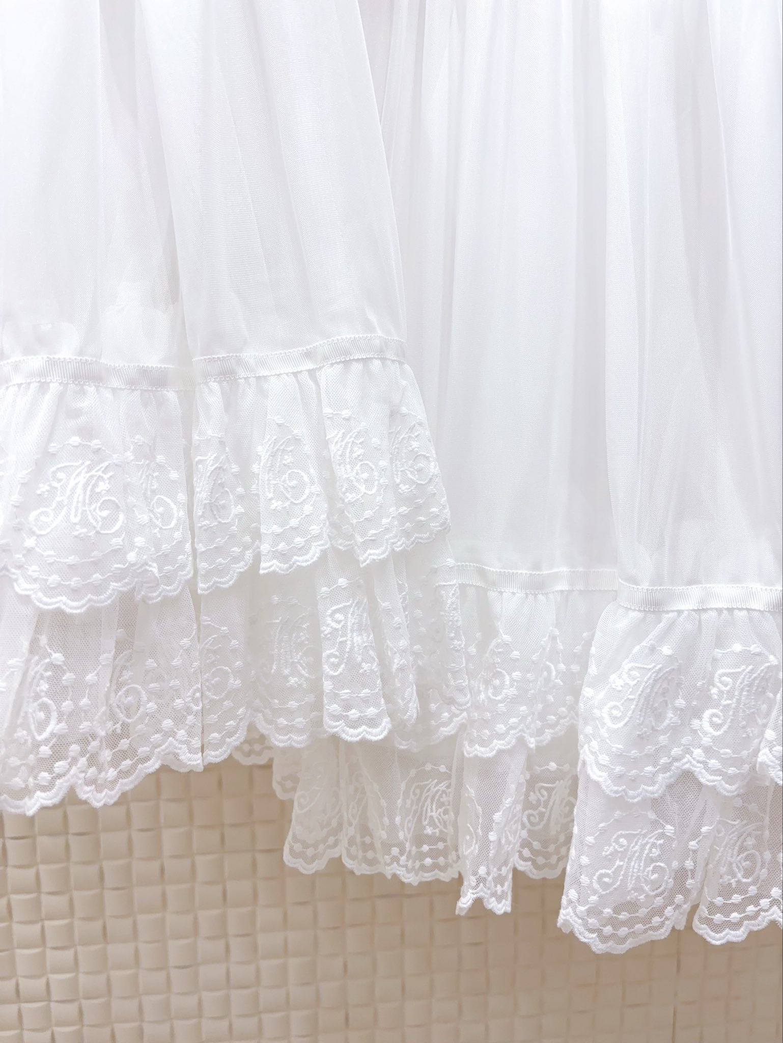 Cotton candyロングパニエ　Melody BasKet Cotton candyロングパニエ-Melody BasKet(メロディバスケット