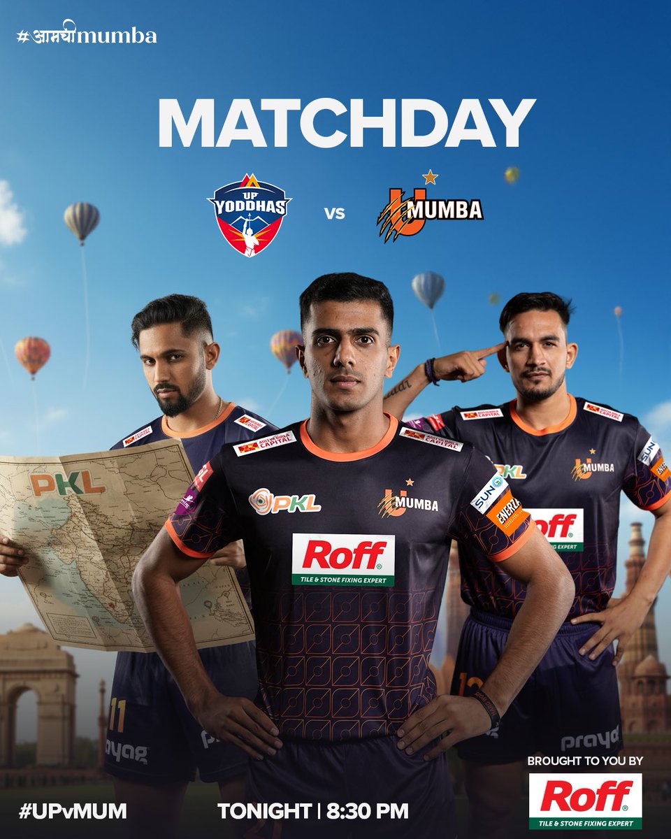 umumba's tweet image. The final league stage test, the #Mumboys are here for redemption as we battle for more than just the win. It’s Match Day brought to you by ROFF ⚔️

#UMumba | #आमचीMumba | #UPvMUM