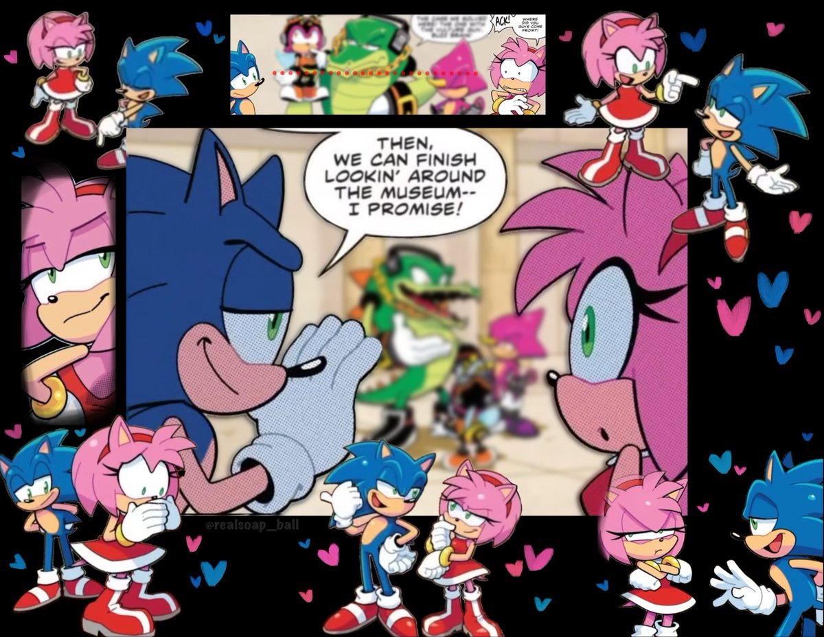 The sheer amount of half-lidded glances toward each other in this recent IDW is sending me into overdrive…

#sonamy