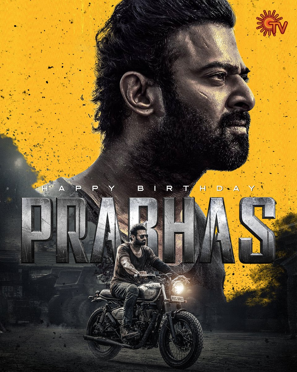 SunTV's tweet image. Happy birthday to the ever-massy Rebel Star Prabhas! 😍🔥
#SunTV #Prabhas #HappyBirthdayPrabhas #HBDPrabhas