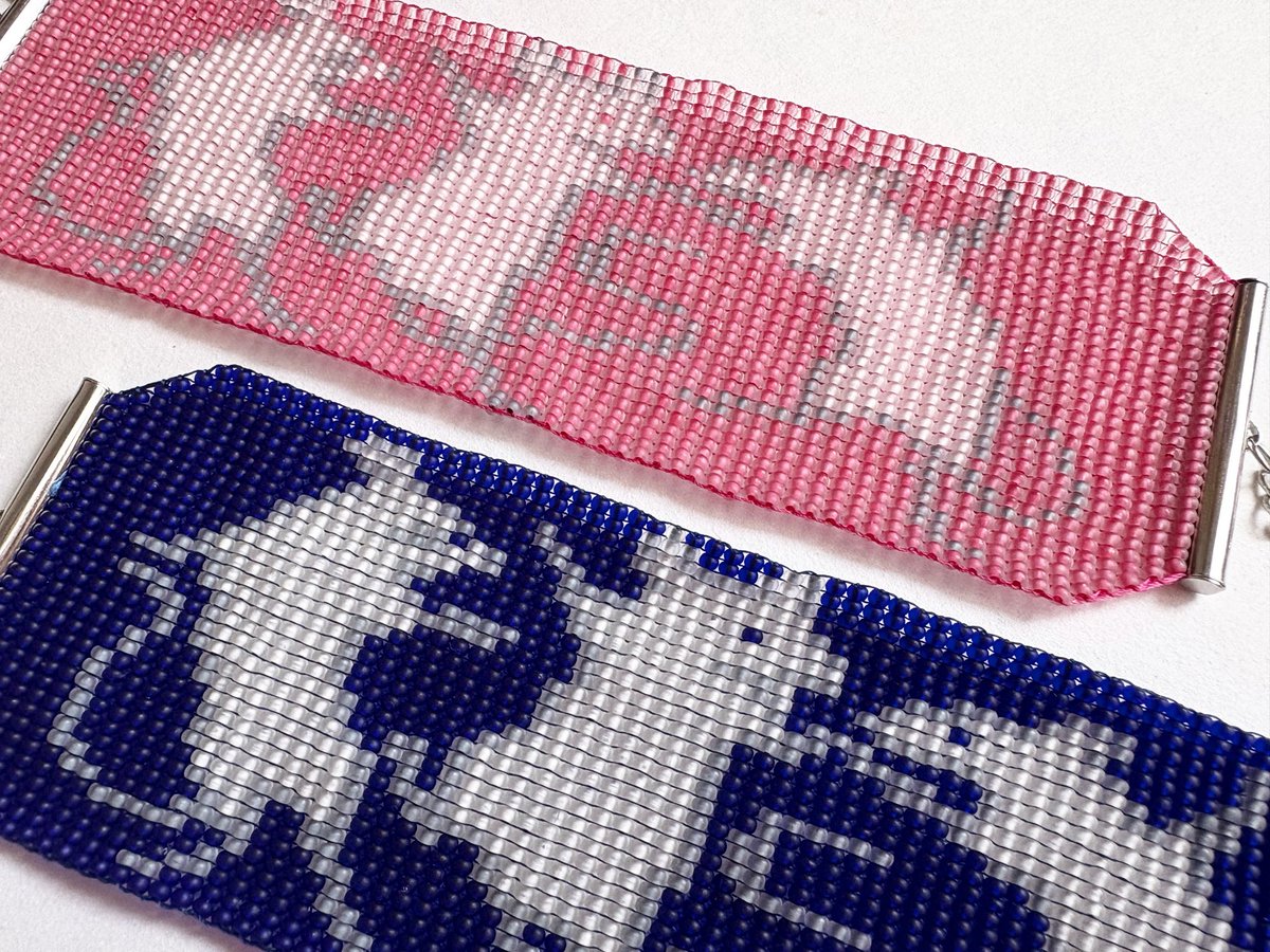 парные браслеты «крыски»