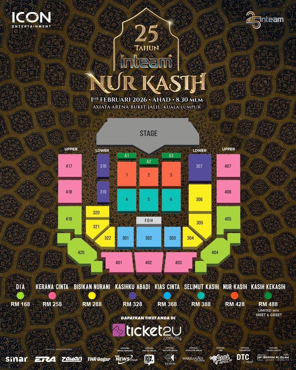 jijeojangs's tweet photo. < ticketing service >

KONSERT NUR KASIH INTEAM 25 TAHUN 🇲🇾 

☆ service fee RM15
→ 50% refundable
☆ experienced &amp; trusted

‧₊˚✩彡 dm to book ^^

❌❌❌✅✅✅✅✅

#INTEAM #KONSERTINTEAM https://t.co/d0u6caBpko