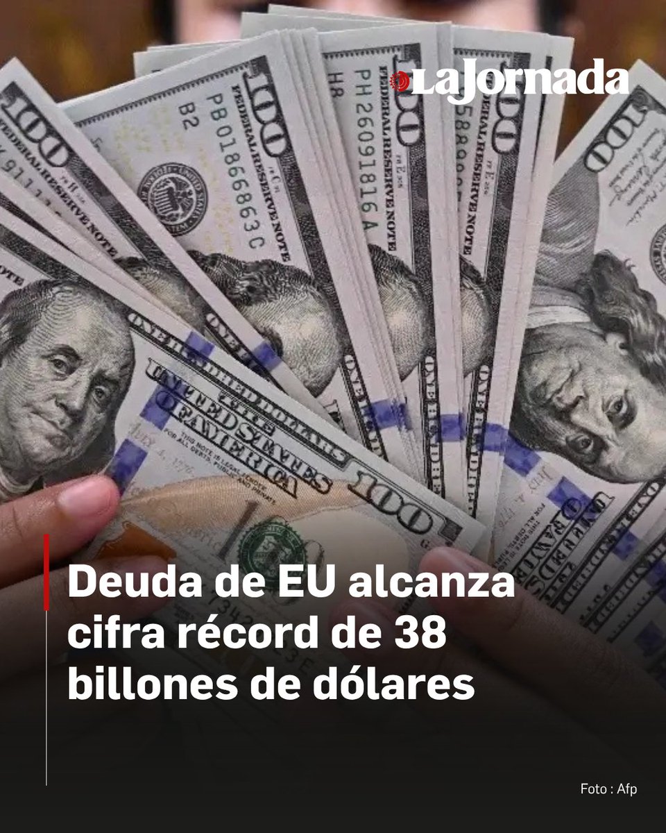 En medio de un cierre del gobierno federal, la deuda nacional bruta del gobierno de EU superó los 38 billones de dólares el miércoles, una cifra récord que pone de manifiesto la rápida acumulación de deuda de la mayor economía del mundo.

También es el periodo más corto en el que