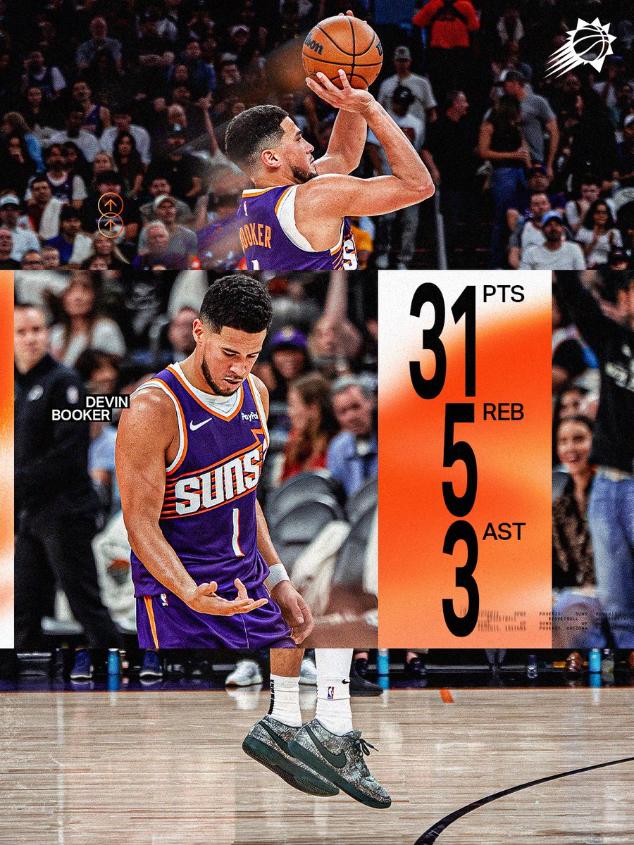 Book's third-career 30+ point season opener 🔥

The most in franchise history! 