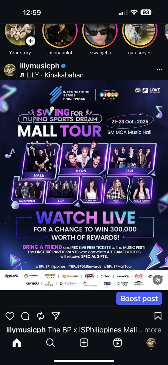 The BP x ISPhilippines Mall Tour is taking over SM MOA Music Hall later at 5pm! See you!🎶✨

#LilyMusic #BPxISPhilippines