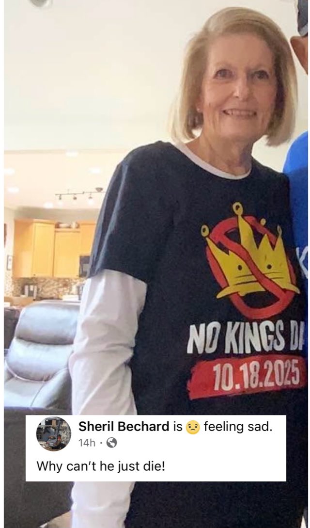 libsoftiktok's tweet image. Meet Sheril Bechard. She’s running for school board in Damman School District in Washington. She’s very sad because Trump didn’t die yet.
She wants to be in charge of your kids’ education.
Parents, BEWARE
Election is this November. VOTE WISELY
