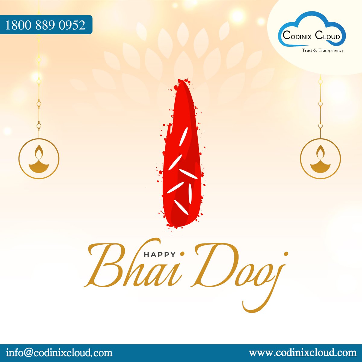 CodinixCloud's tweet image. Happy Bhai Dooj!

#bhaidooj #bhai #happybhaidooj #bhaidoojspecial #festivetime #bhaidoojgifts #sister #brothersisterbond #diwali #goverdhan #vishwakarmaday #diwalitime #indianfestival #bhaidoojcelebration #enjoysweets