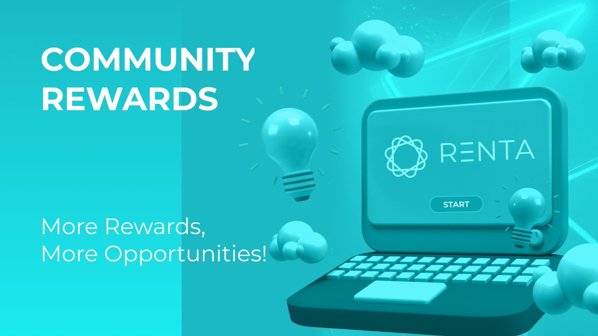 Renta has unlocked another wave of community reward challenge 🧩

The team just dropped a sweet opportunity for holders, 3 lucky community members will each win 1,000 $RENTA tokens for simply showing their support and commitment.

Here’s how to join 👇

• Connect your wallet to