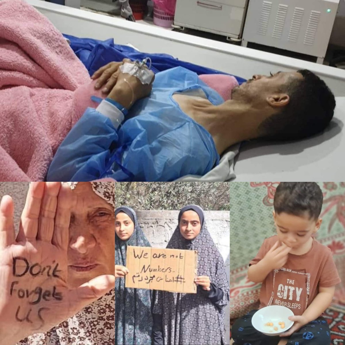 There is no good in you, while we in Gaza are dying of hunger, pain and cold in the tents.

If you see me, please pass my message to the world. Just put a dot, dot.

chuffed.org/project/135206…