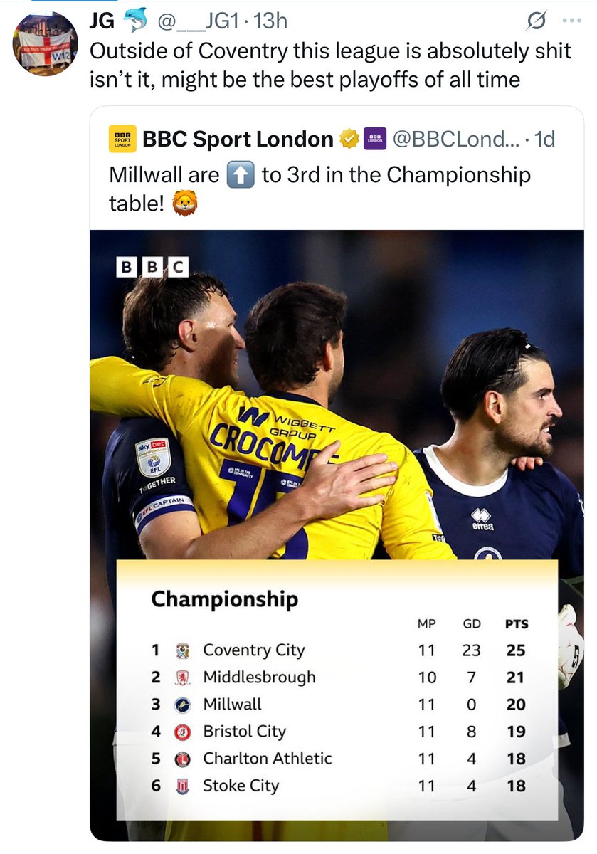 Raghu Bala (@raghurambala) on Twitter photo #qpr if only we had played the right lineup against Oxford, Millwall... wouldnt need to read stuff like this
Today's lineup was good and subs decent except for Dembele #qpr if only we had played the right lineup against Oxford, Millwall... wouldnt need to read stuff like this
Today's lineup was good and subs decent except for Dembele