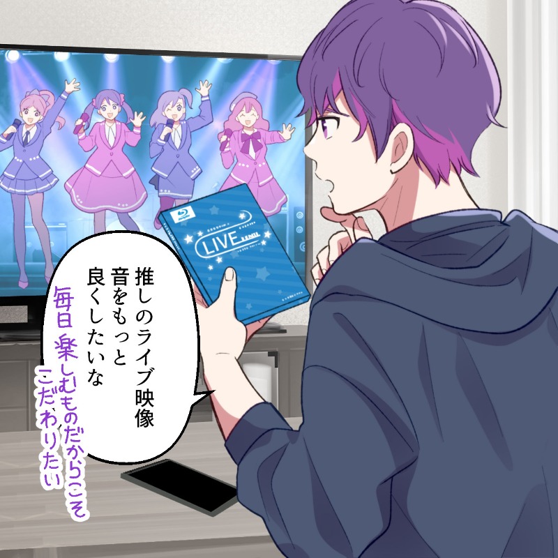 ライブ映像をもっと高音質で楽しみたい！ でも、一括だとちょっと負担