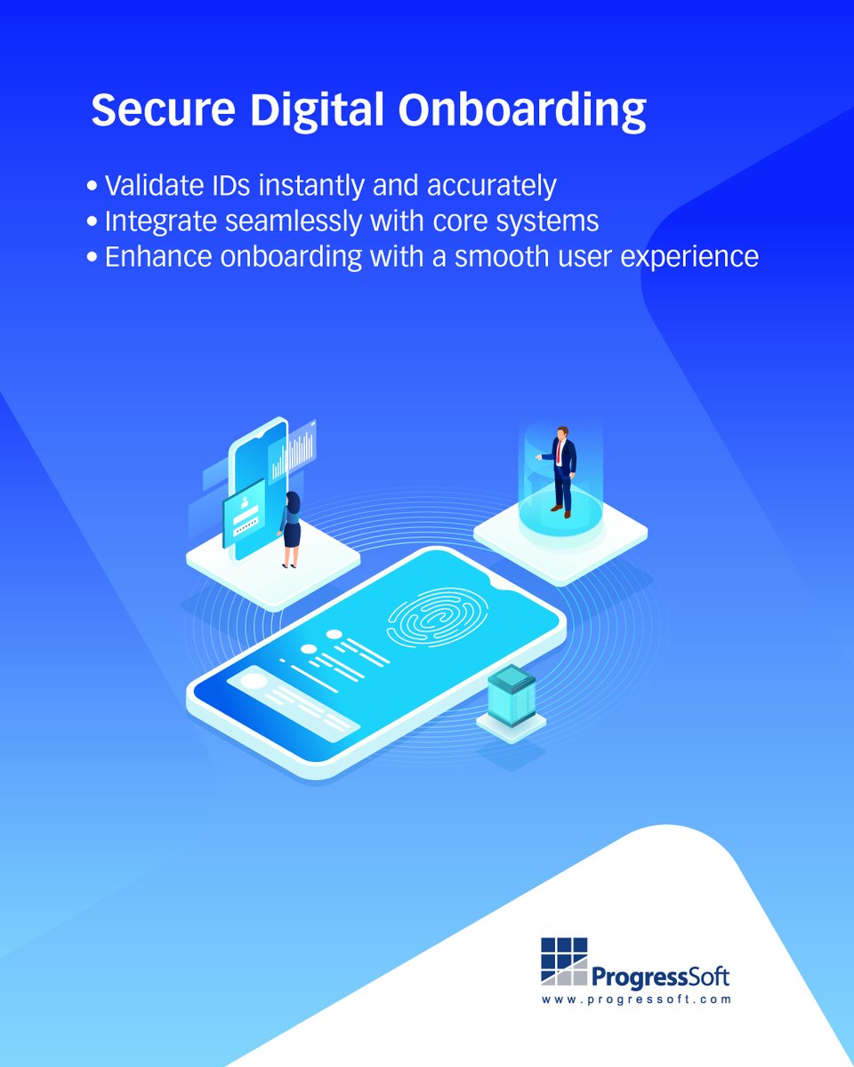 Digitize onboarding without compromising compliance. ProgressSoft’s Electronic Know Your Customer offers secure, real-time identity verification with seamless integration into your banking infrastructure.
Discover how: psly.me/YCjeLM
#ProgressSoft #eKYC #Onboarding