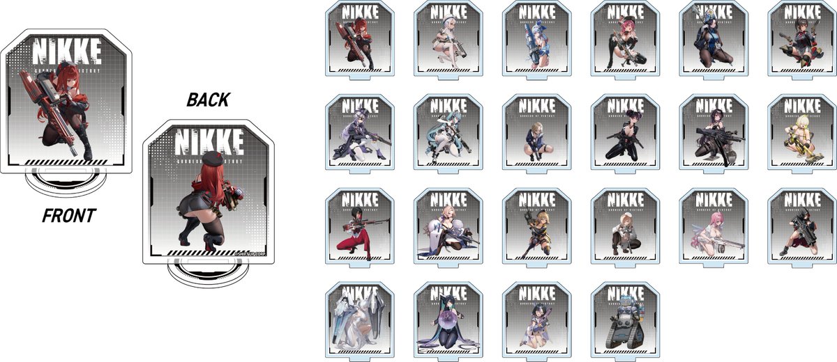 タイトー×勝利の女神：NIKKE コラボ】 🌟ミニアクリルスタンド