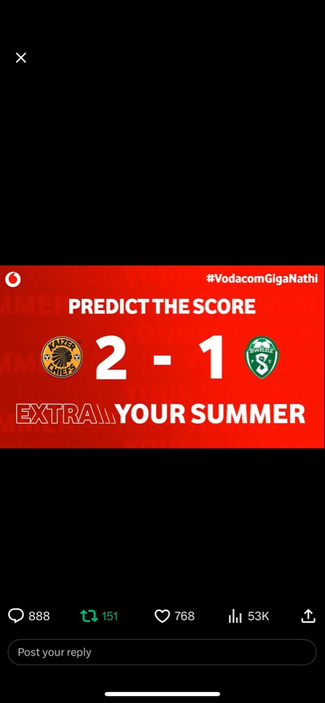 Larry_zn's tweet photo. @KaizerChiefs @SiweleleFC @Vodacom https://t.co/UiIgkfKz4E