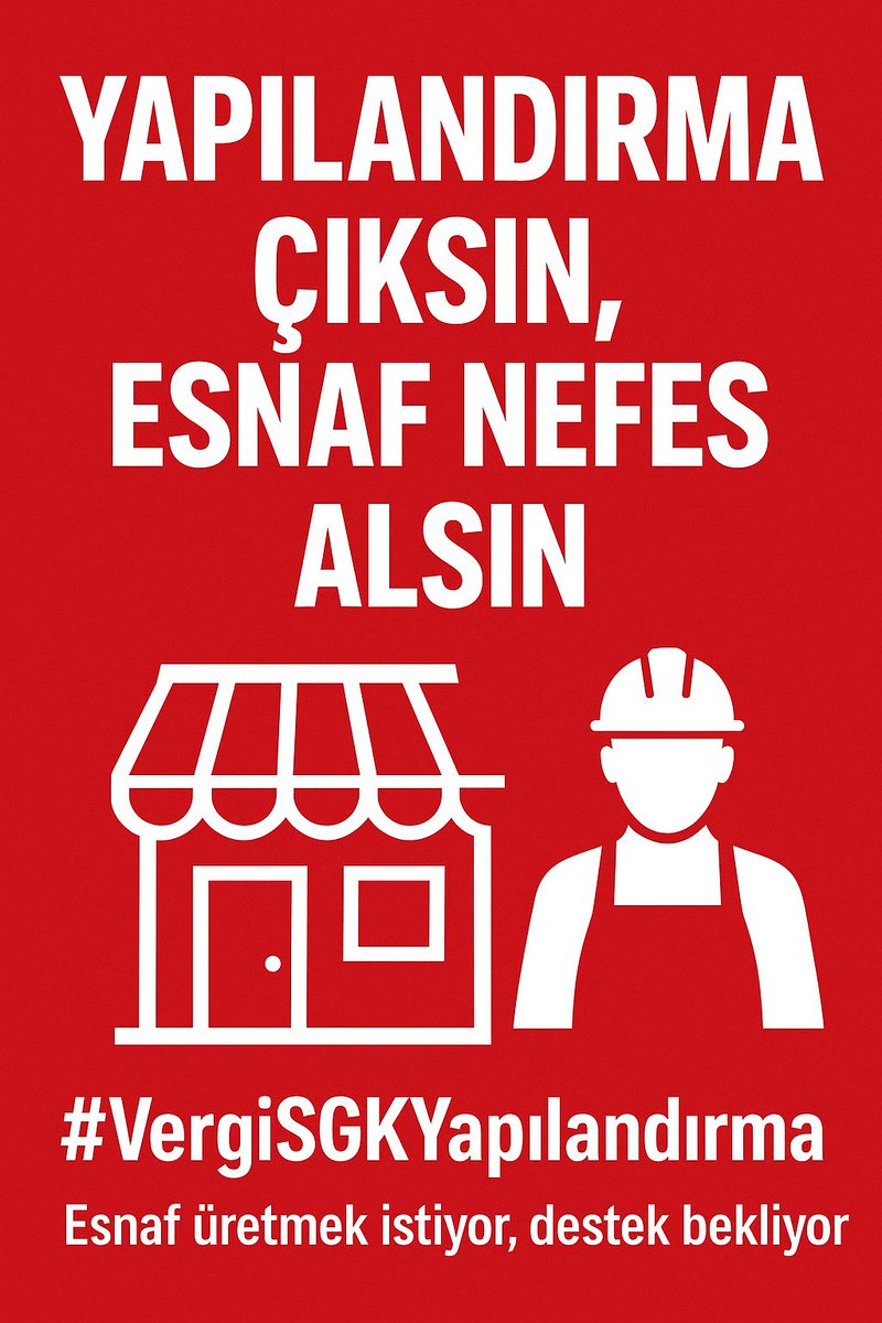 <a href="/halktvcomtr/">Halk TV</a> #VergiSGKYapılandırma esnafın cansuyu olacak...