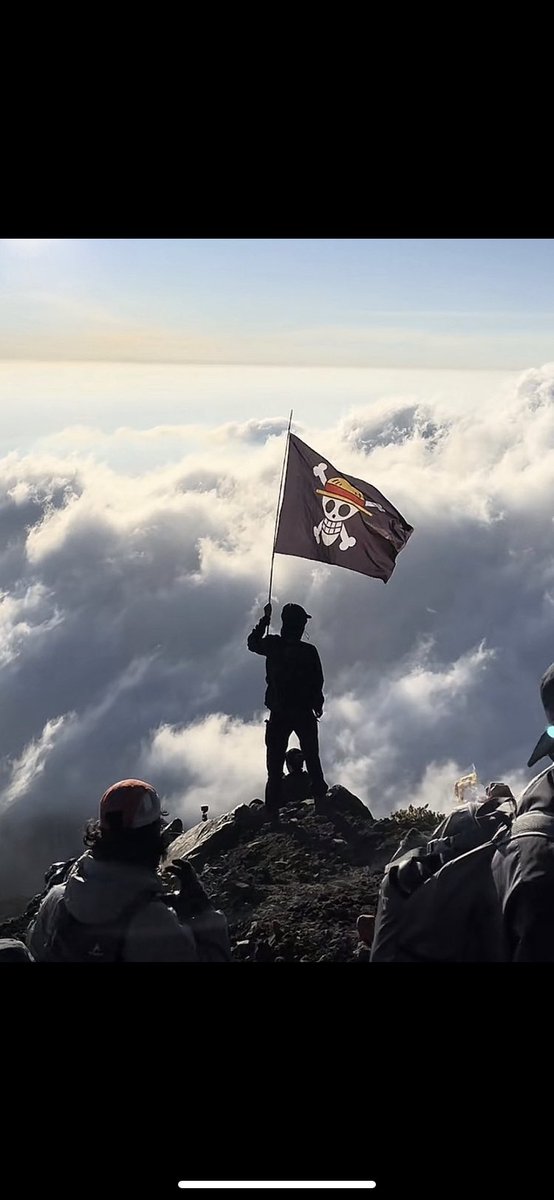 I was climbing a mountain, and I asked the guide how close we were to the top. He responded, “One Piece”, I smiled, I knew it was the PEAK