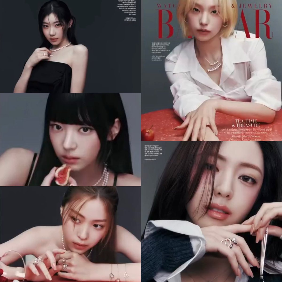 itzypopbase's tweet image. ITZY stuns in preview photos for their upcoming HARPERS BAZAAR pictorial.