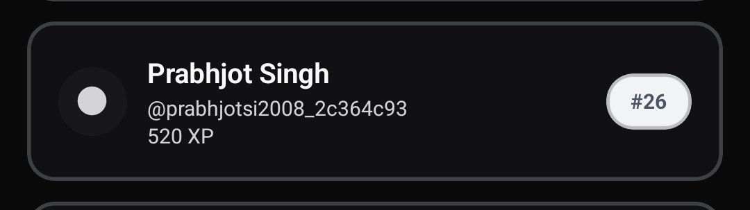 prabhjotsi2008's tweet image. 🔥 Day 87 to 89 of #100DaysOfCode
🚀 MasterJi #JavaScript Challenge Day 12-14 ✔️
✅️ Learnt about Date & Time in JS and their methods.
✅️ Covered Array and its methods also.
✨️ Again at 26th Position. Keeping the 🔥 alive.
#Coding
@Hiteshdotcom @ChaiCodeHQ
