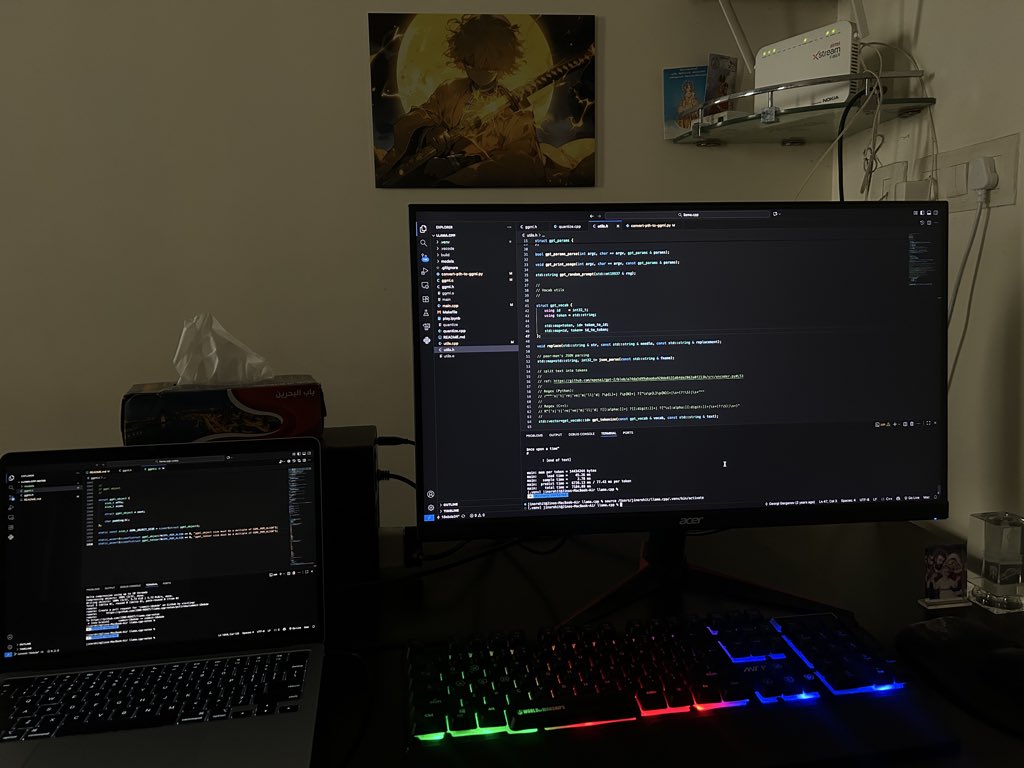 jino_rohit's tweet image. slow progress is better than no progress.

studying llama.cpp legacy quantization functions for today.