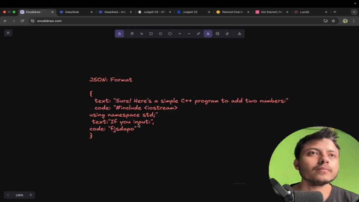 savita_gurjar30's tweet image. Topic: MegaProject: Leetcode

@rohit_negi9

Lecture 20: Finalize AI chatBot 

GitHubRepo:github.com/savigurjar/Lee… 

#LeetCodeProject #MegaProjectSeries #CoderArmy #RohitNegiBhaiya